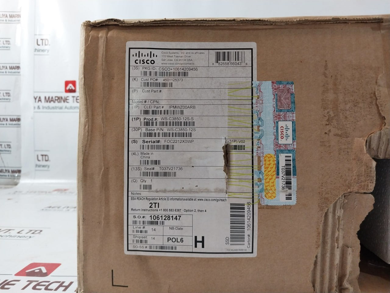 Cisco Ws-c3850-12S-s Catalyst 3850 12 Port Network Switch Set