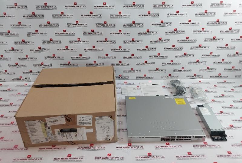 Cisco Ws-c3850-24t 24-port Ethernet Switch W/ Power Supply Pa-1351-1a-lf