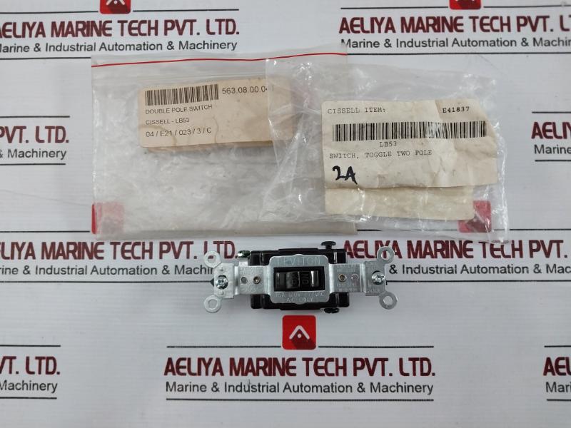 Cissell Lb53 Double Pole Switch 15A-120V-277Vac Ac Only 563.08.00.041