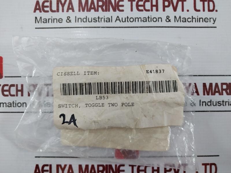 Cissell Lb53 Double Pole Switch 15A-120V-277Vac Ac Only 563.08.00.041