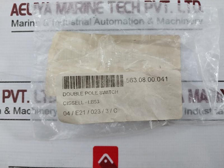 Cissell Lb53 Double Pole Switch 15A-120V-277Vac Ac Only 563.08.00.041
