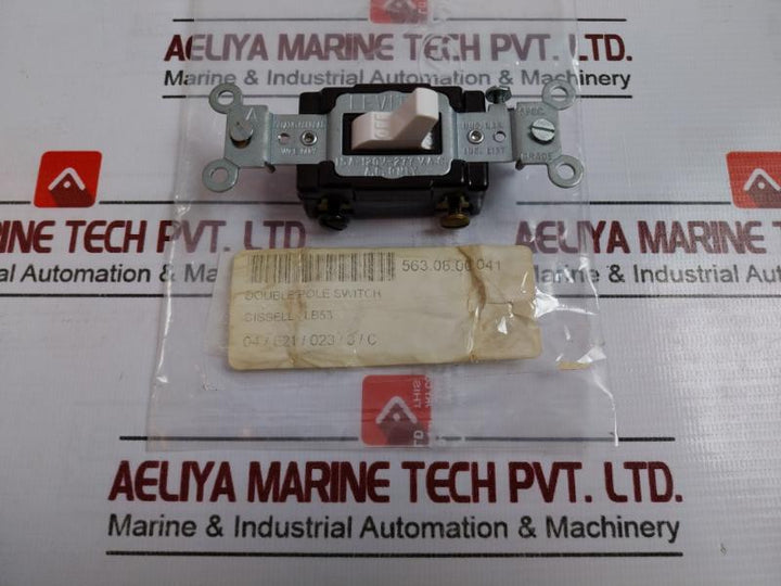 Cissell Lb53 Double Pole Switch 15a 120-277v A.c. 563.08.00.041