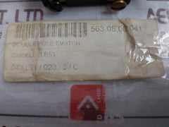 Cissell Lb53 Double Pole Switch 15a 120-277v A.c. 563.08.00.041