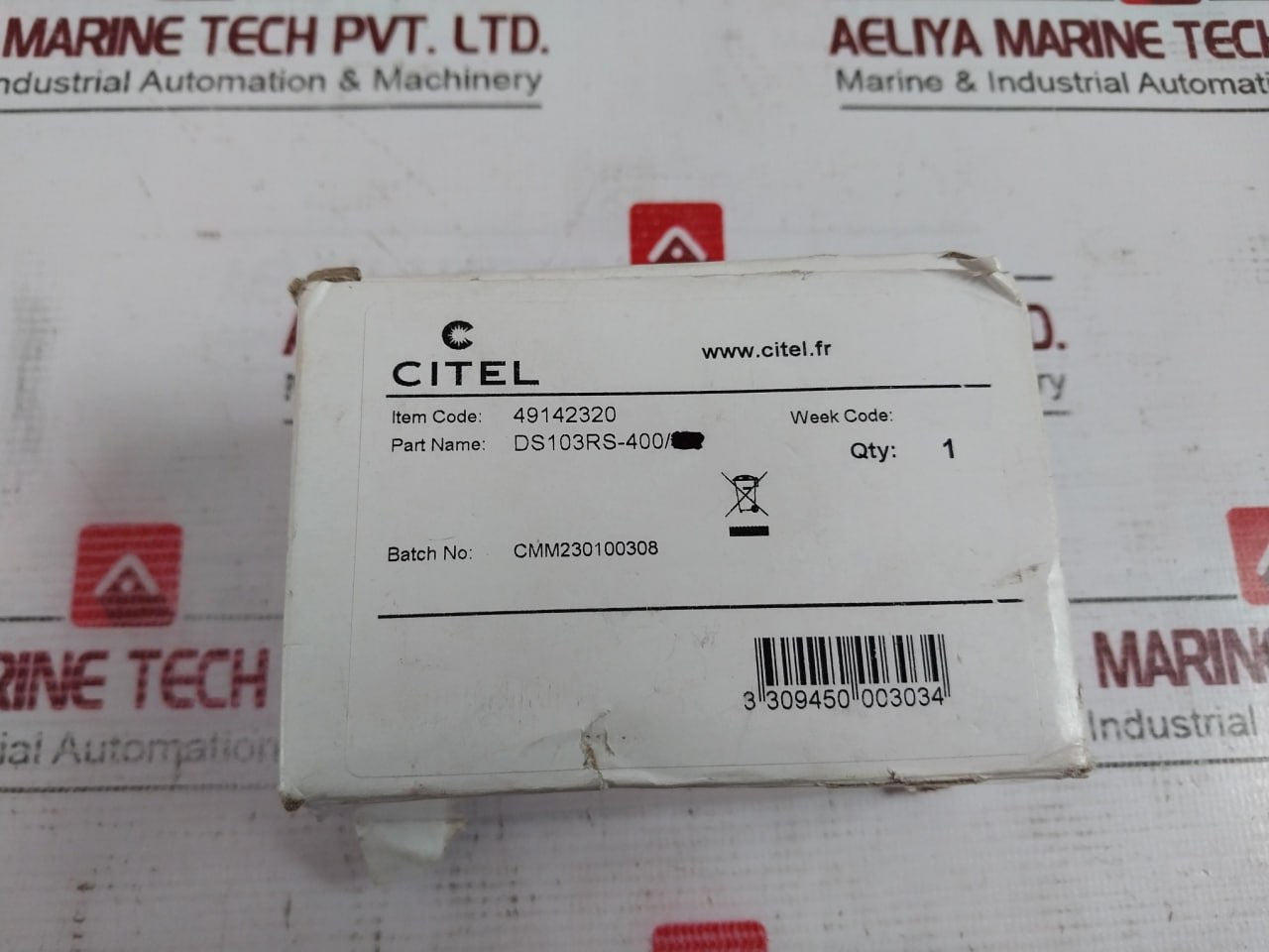 Citel Ds100R-400 Ac Surge Protector 440Vac 8Ka 30Ka 2-2.5Nm 14Sh
