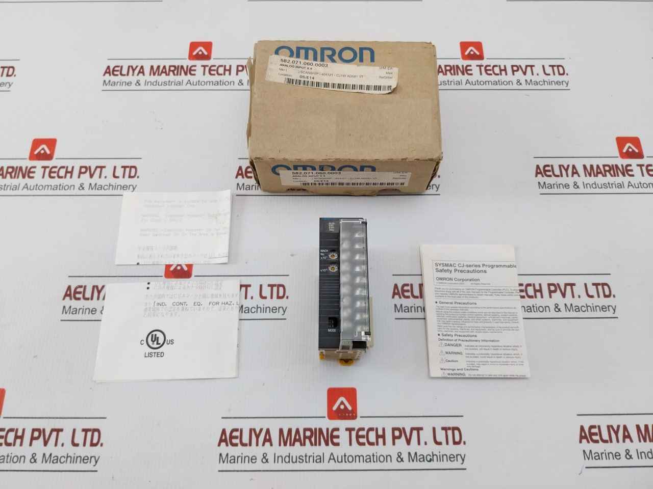 Cj1W-ad081-v1 Analog Input Unit Cj Series Omron