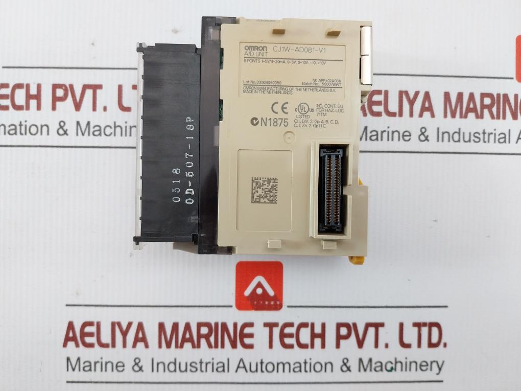 Cj1W-ad081-v1 Analog Input Unit Cj Series Omron