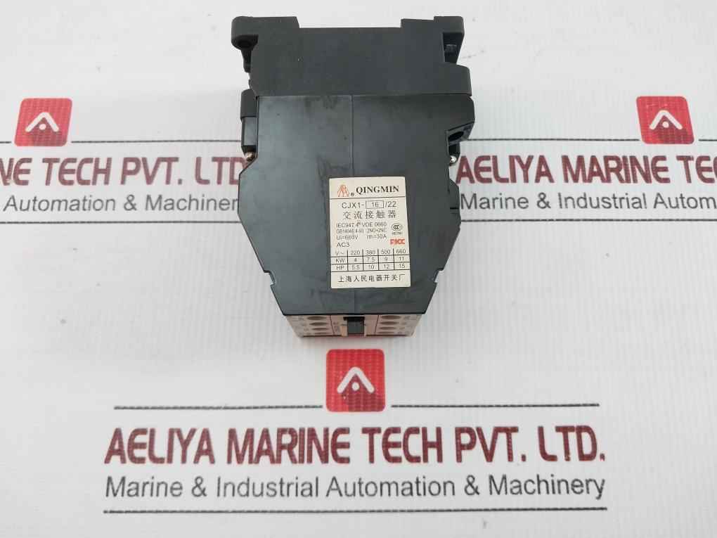 Cjx1-16/22 Ac Contactor Qingmin