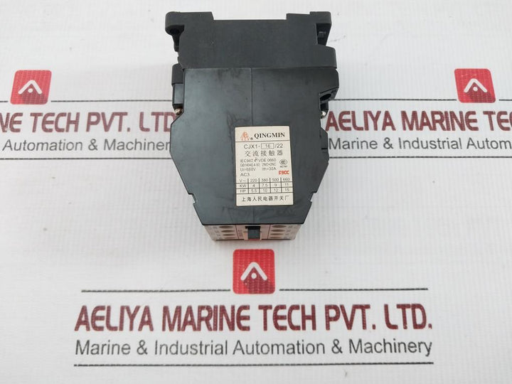 Cjx1-16/22 Ac Contactor Qingmin