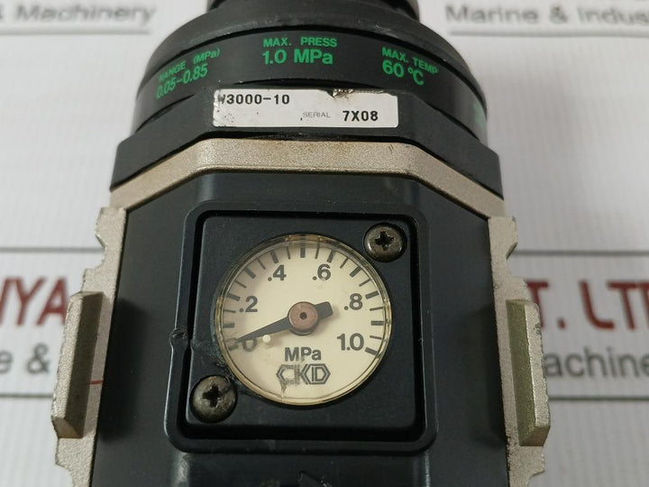 Ckd 0 To 1.0 Mpa Filter Regulator W3000-10