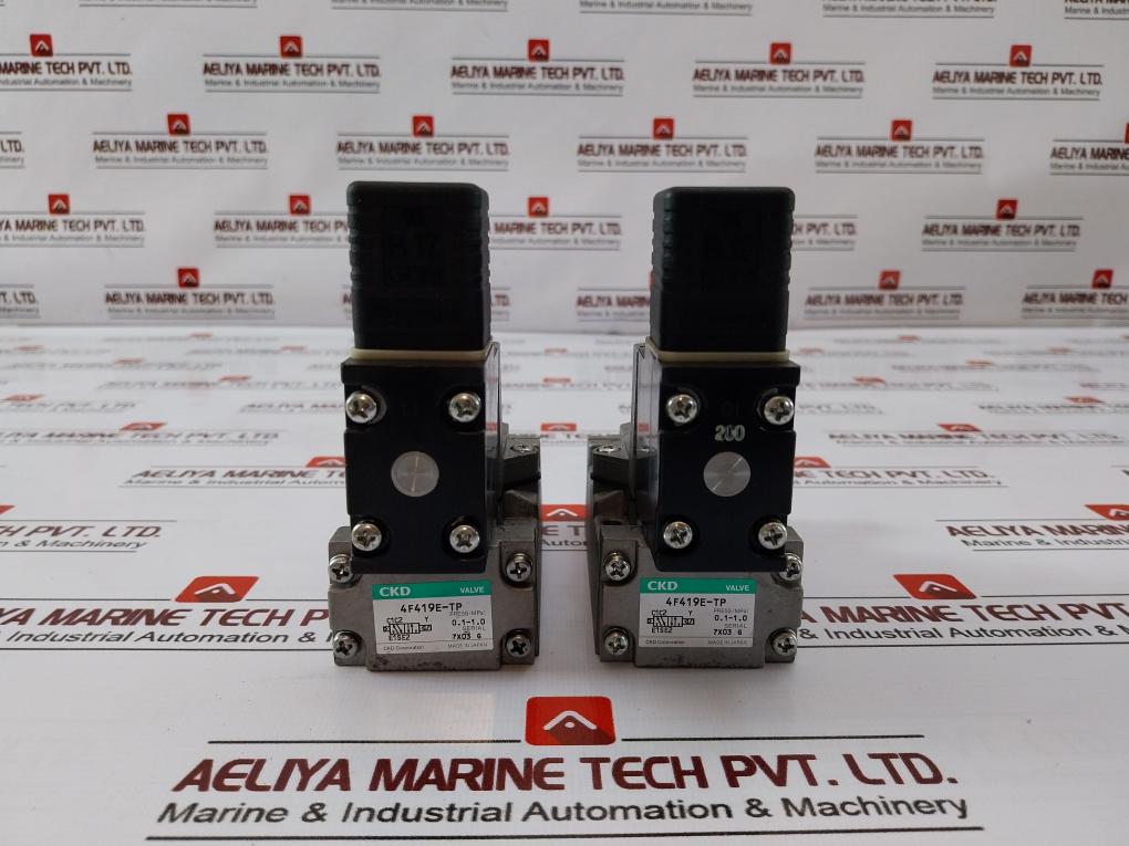 Ckd 4F419E-tp Five-port Pilot-operated Selex Valve 200V 50/60Hz