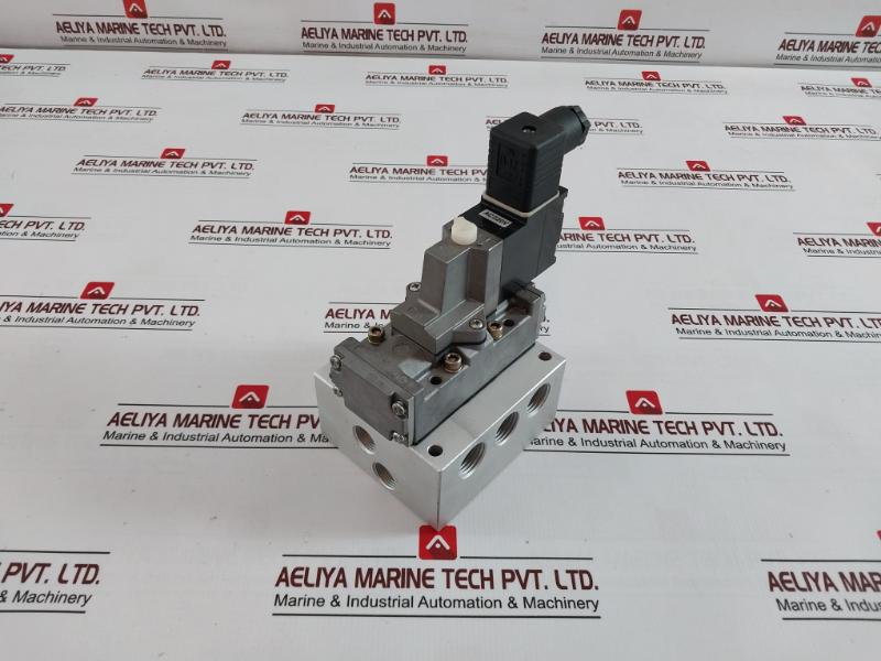 Ckd 4F419E-tp Individual Wiring Manifold Solenoid Valve Assembly Ac 220V