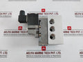 Ckd 4F419E-tp Individual Wiring Manifold Solenoid Valve Assembly Ac 220V