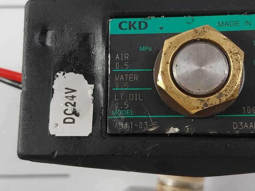 Ckd Ab41-03-5 Solenoid Valve Dc24V