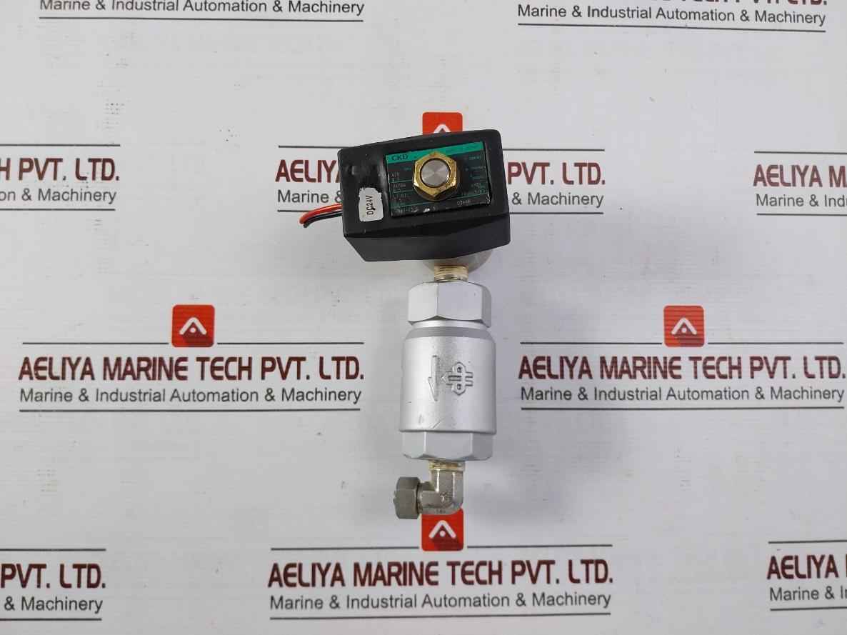 Ckd Ab41-03-5 Solenoid Valve Dc24V