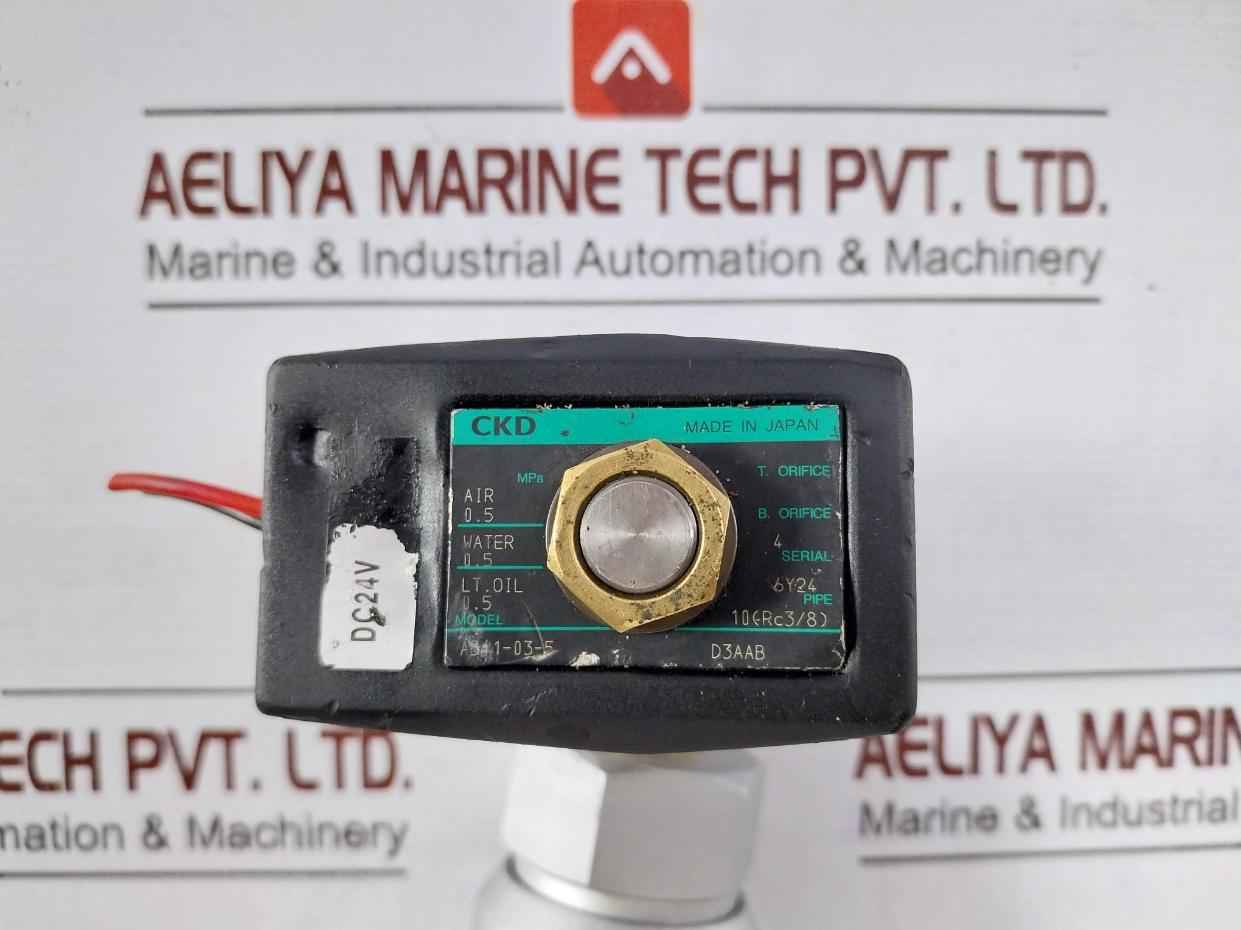 Ckd Ab41-03-5 Solenoid Valve Dc24V