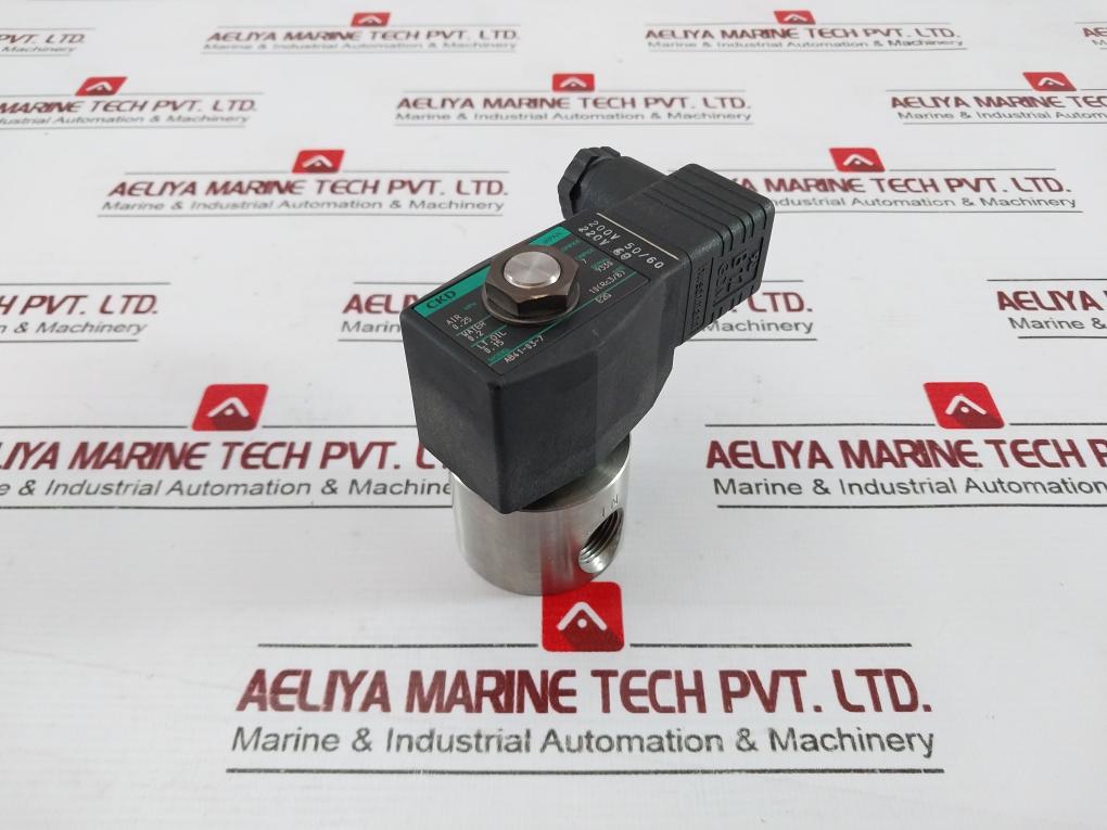 Ckd Ab41-03-7 Solenoid Valve 200V 50/60