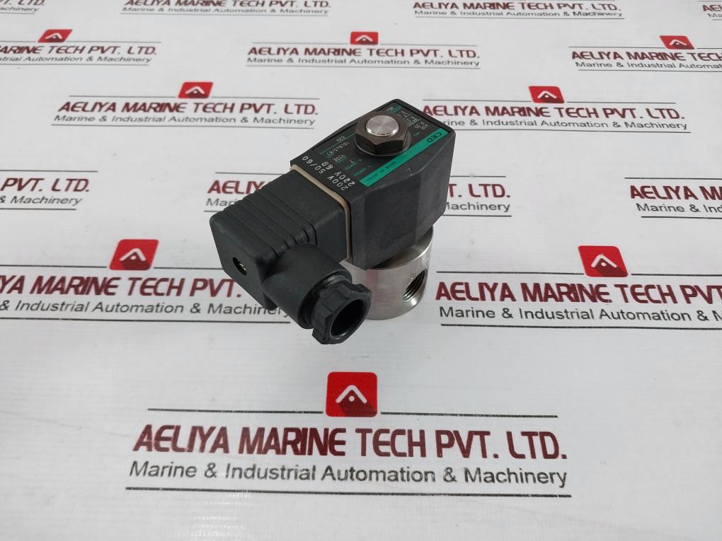 Ckd Ab41-03-7 Solenoid Valve 200V 50/60