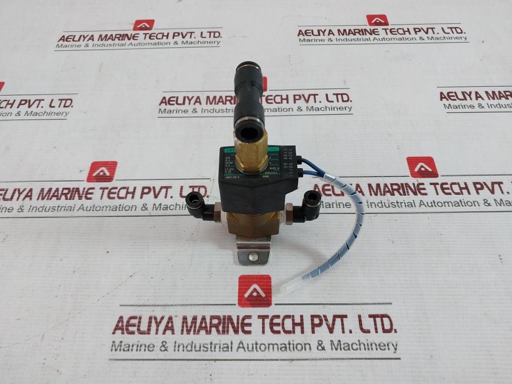Ckd Ag31-02-2 Solenoid Valve 100V 50/60 Ge-100106