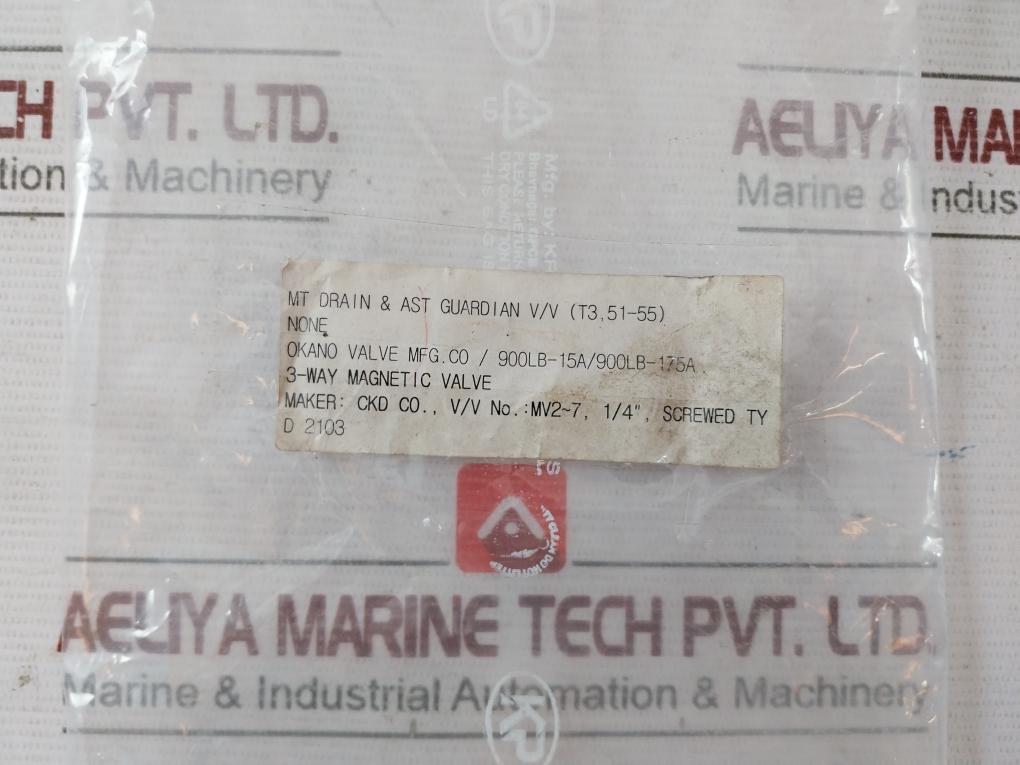 Ckd Ag41-02-1 Electromagnetic Valve 03Ke Ac242V 60Hz 8410 20A