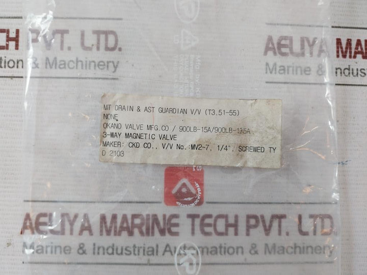 Ckd Ag41-02-1 Electromagnetic Valve 03Ke Ac242V 60Hz 8410 20A