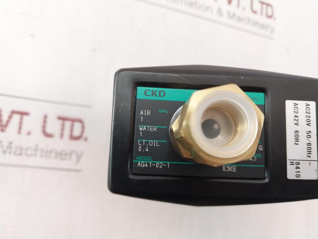 Ckd Ag41-02-1 Solenoid Valve Ua-400, 81758-8684-08 Ac220V 50/60Hz Ac242V