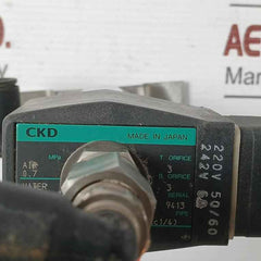 Ckd Ag43-02-4 Solenoid Valve 220V 50/60