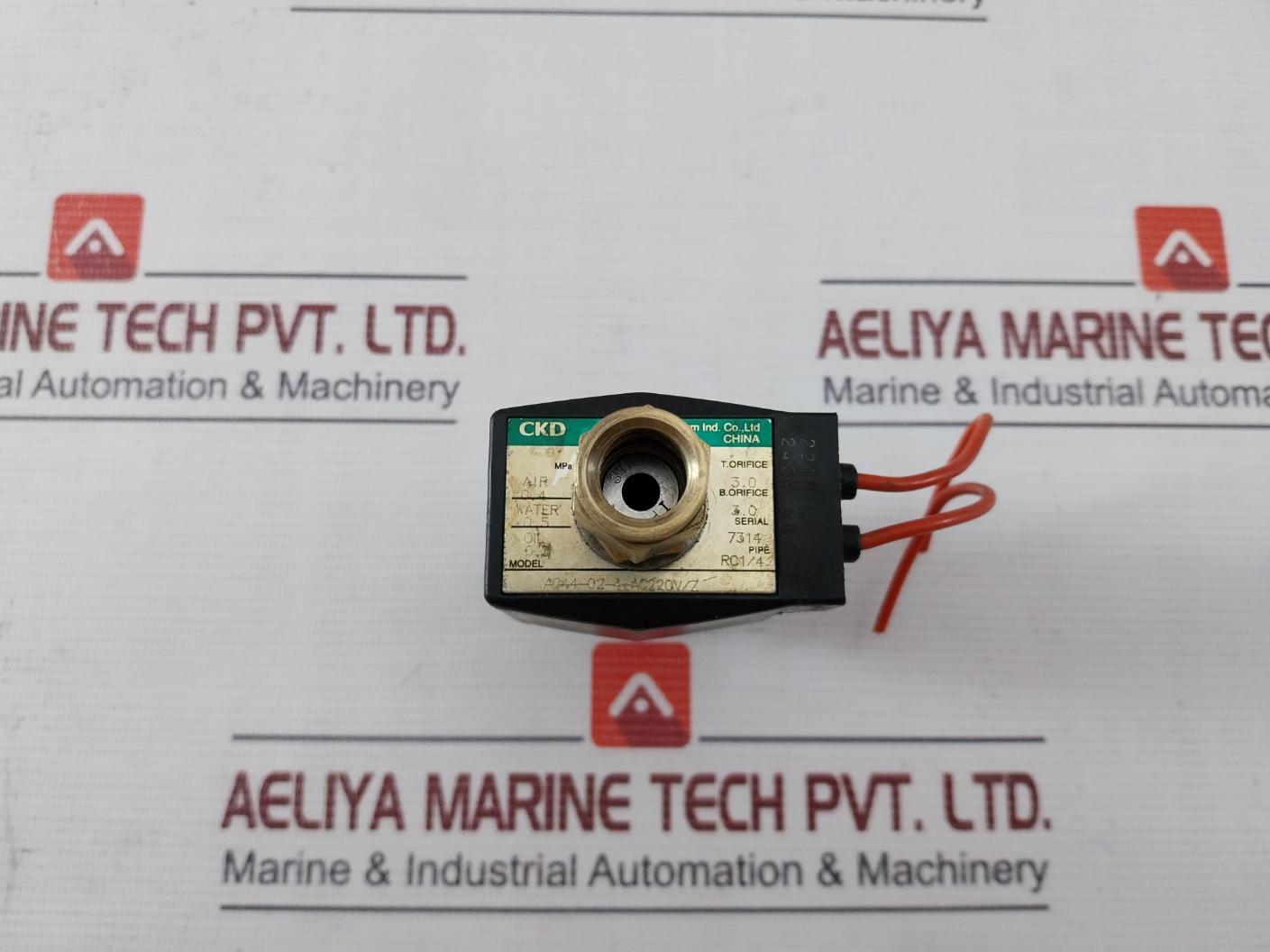 Ckd Ag44-02-4-ac220V/Z Solenoid Valve 220V 50/60