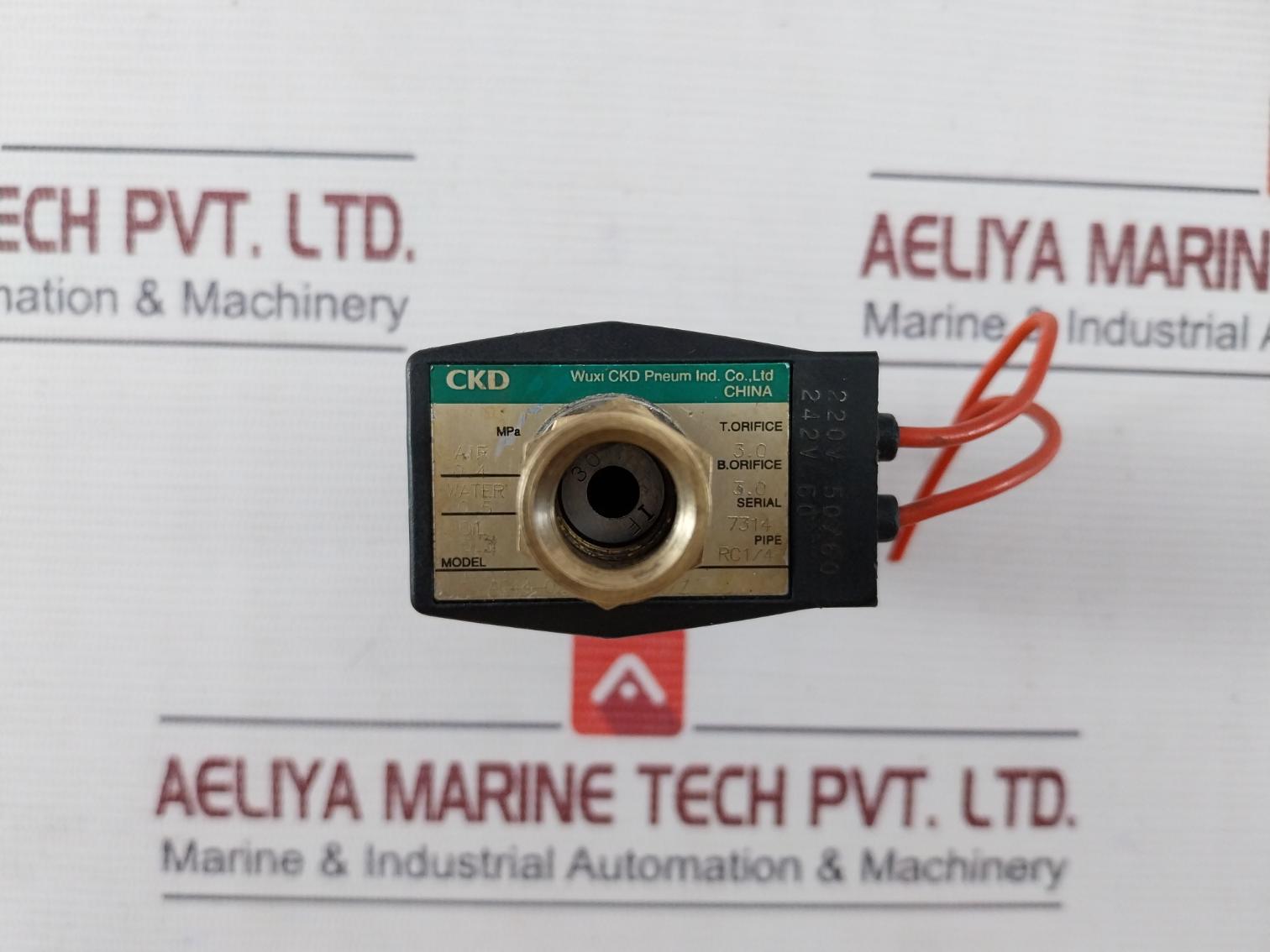 Ckd Ag44-02-4-ac220V/Z Solenoid Valve 220V 50/60