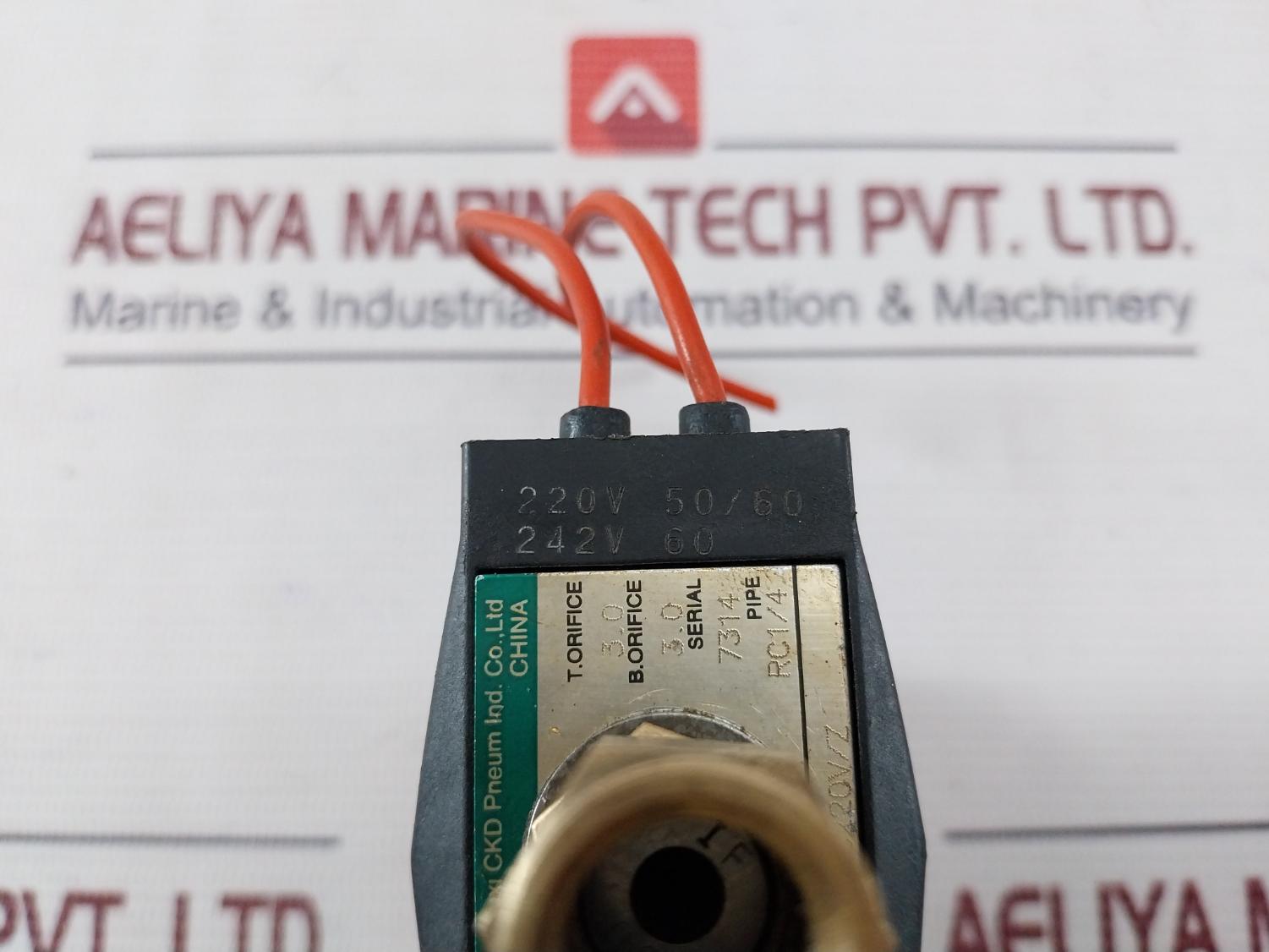 Ckd Ag44-02-4-ac220V/Z Solenoid Valve 220V 50/60