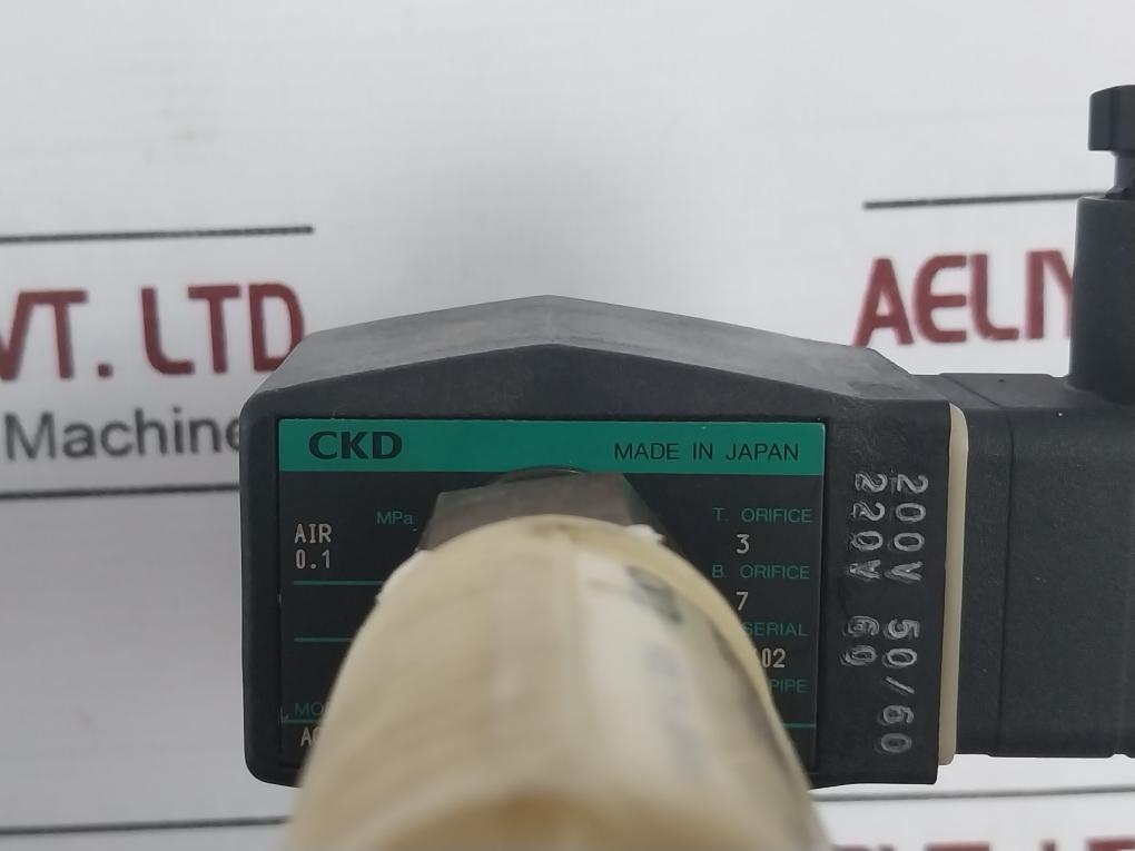 Ckd Ag4X Single Solenoid Valve 200V 50/60 0.1Mpa