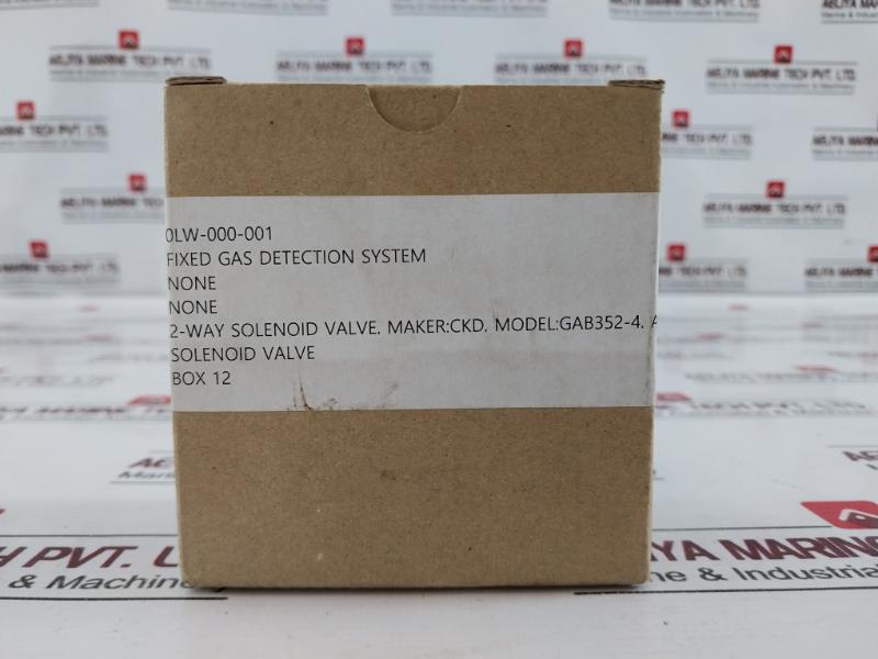 Ckd Gab352-4 High Performance 2-way Solenoid Valve 100v 50/60, Gab352-4-0-ac100v