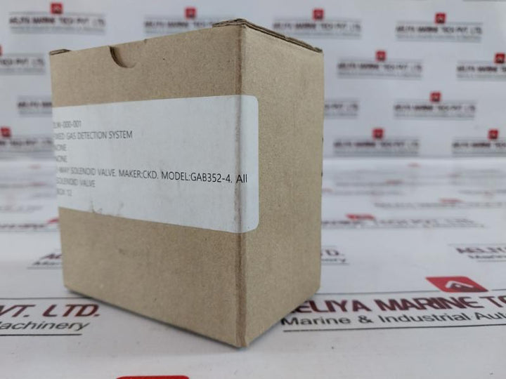 Ckd Gab352-4 High Performance 2-way Solenoid Valve 100v 50/60, Gab352-4-0-ac100v