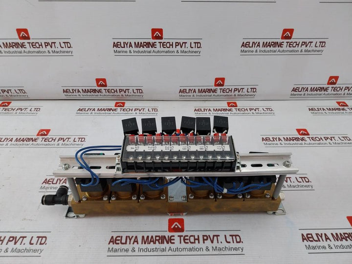 Ckd Gab352-5 Solenoid Valve Manifold Assembly 100V 50/60