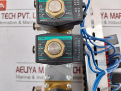 Ckd Gab352-5 Solenoid Valve Manifold Assembly 100V 50/60