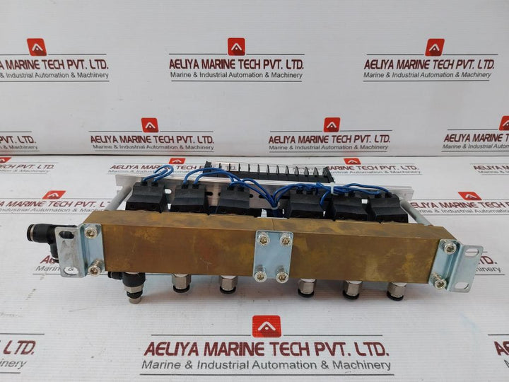 Ckd Gab352-5 Solenoid Valve Manifold Assembly 100V 50/60