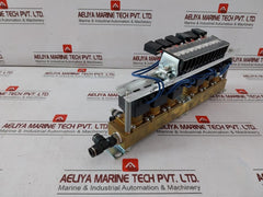 Ckd Gab352-5 Solenoid Valve Manifold Assembly 100V 50/60