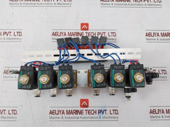 Ckd Gab352-5 Solenoid Valve Manifold Assembly 100V 50/60