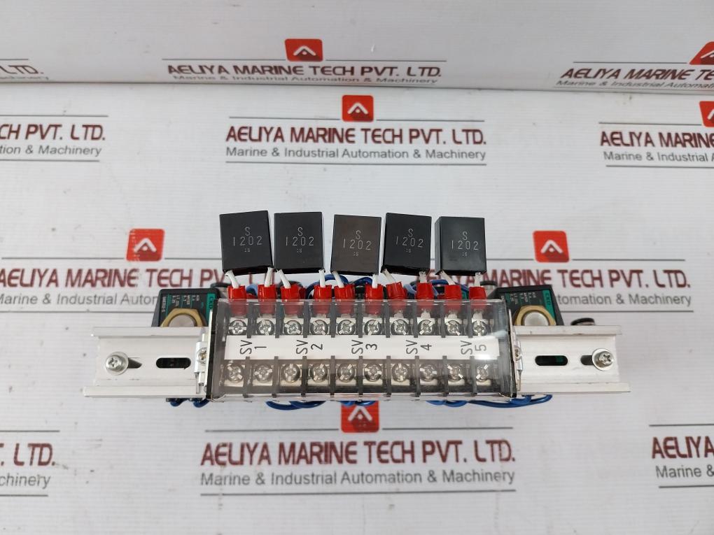 Ckd Gab352-5 Solenoid Valve Manifold Assembly 110V 60