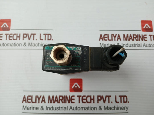 Ckd Solenoid Valve 24Vdc Pipe-8(Rc1/4) Part No. Ag4 1-02-2 02G