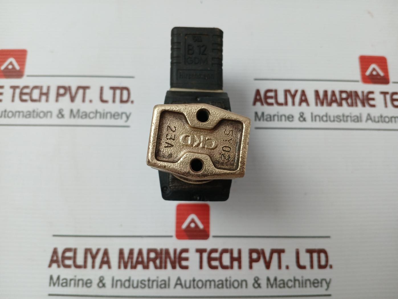 Ckd Solenoid Valve 24Vdc Pipe-8(Rc1/4) Part No. Ag4 1-02-2 02G