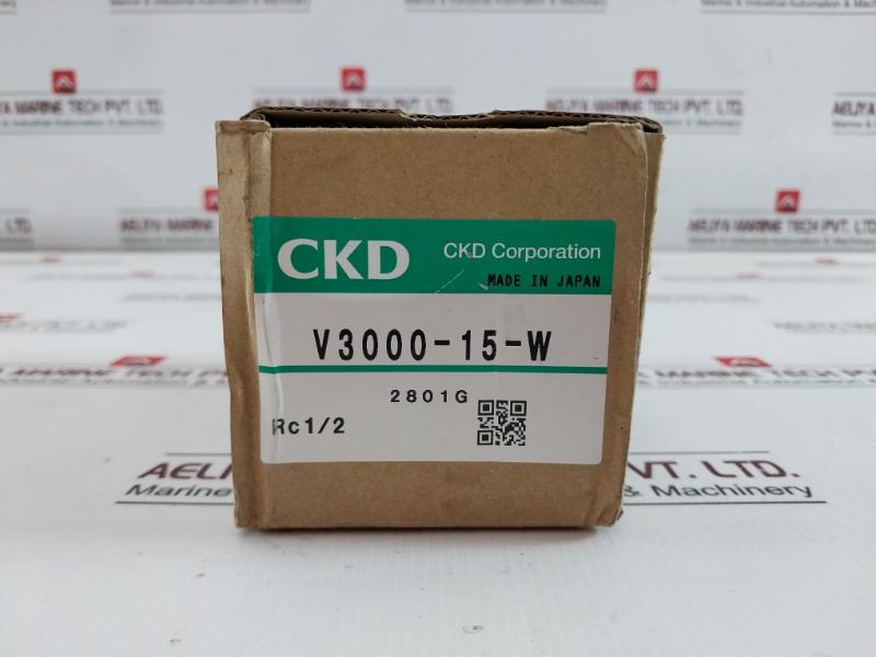 Ckd V3000-15-w Exhaust Valve 1.0 Mpa 60°C Rc1/2