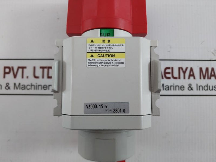 Ckd V3000-15-w Exhaust Valve 1.0 Mpa 60°C Rc1/2