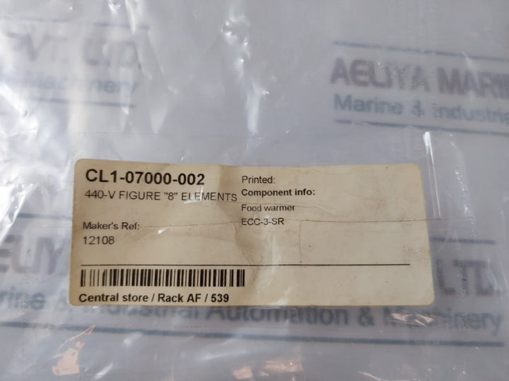 Cl1-07000-002 12108 Heating Tube 440-v Figure “8” Element