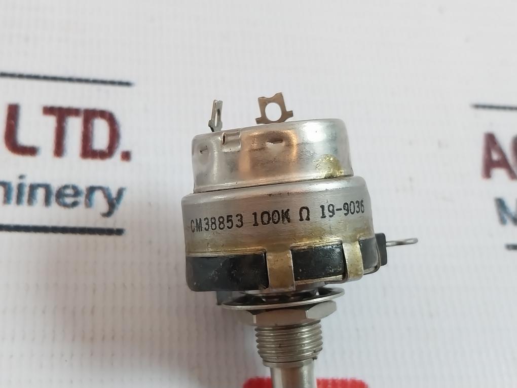 Clarostat Cm38853 100K ω Potentiometer 19-9036