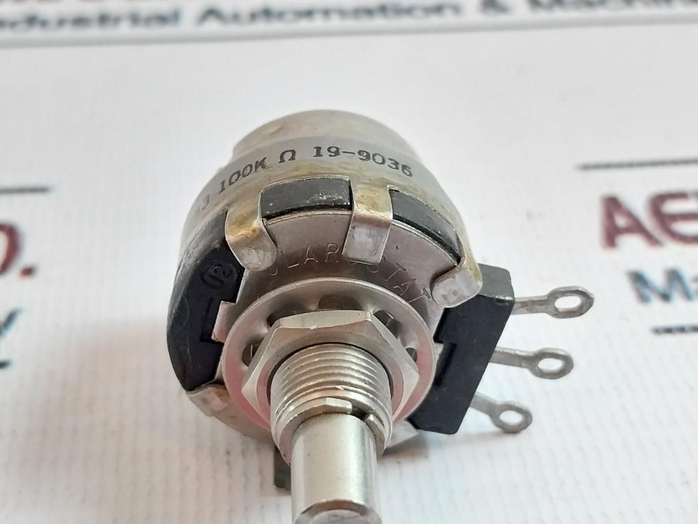 Clarostat Cm38853 100K ω Potentiometer 19-9036