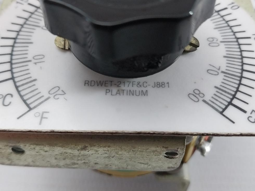 Clarostat Rdwet-217F&C-j881 Potentiometer Temperature Control Assembly