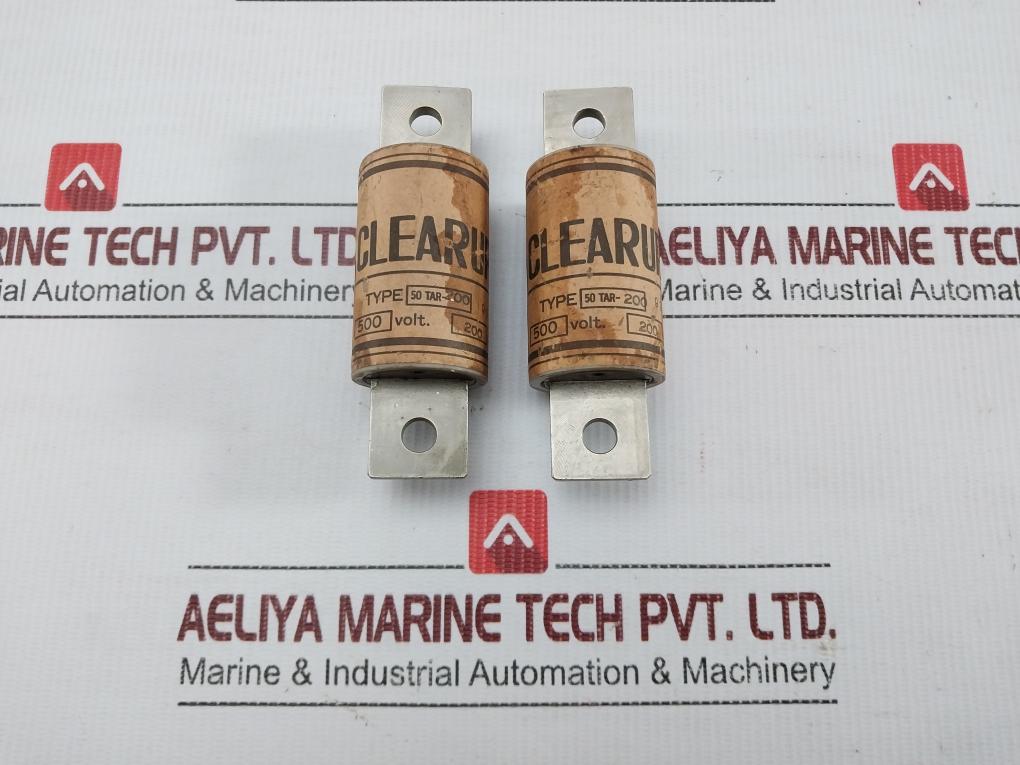 Clear-Up-Semiconductor-Protection-Fuse-500V-200Amp-Kyosan-50Tar-200-209670-10