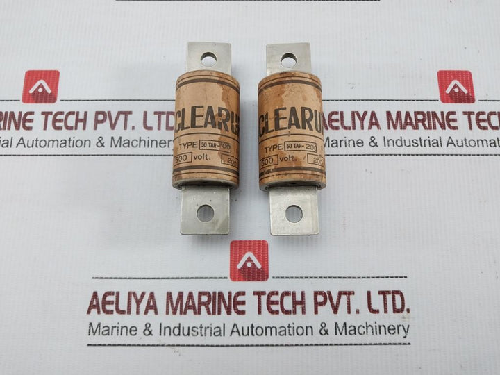 Clear-Up-Semiconductor-Protection-Fuse-500V-200Amp-Kyosan-50Tar-200-209670-10