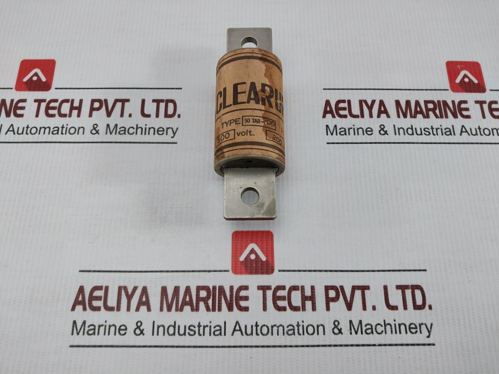 Clear-Up-Semiconductor-Protection-Fuse-500V-200Amp-Kyosan-50Tar-200-209670-2