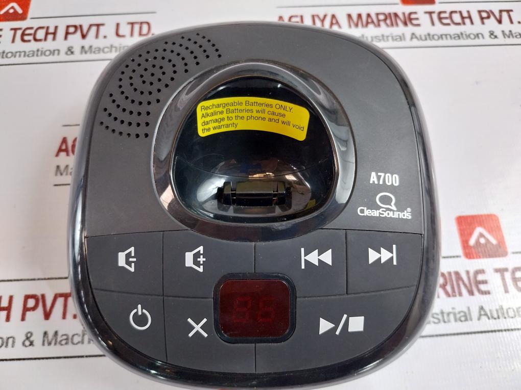 Clearsounds A700 Amplified Cordless Phone With Answering Machine Dect 6.0